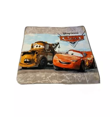 Disney CARS Throw Blanket 50 X60  LIGHTNING McQUEEN & Mater • $14.99