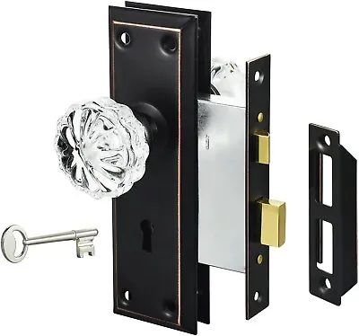 Defender Security Mortise Lockset Entry Color Oil Rubbed Bronze E2497 Interior • $43.65