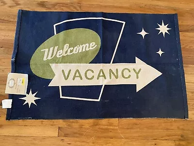 $20 • Buy RUG FOR BUSINESS “ WELCOME VACANCY And NO VACANCY “ Sign 30” X 50”