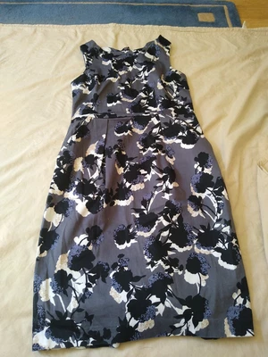 £6.99 • Buy Bnwot Kew Size Xs Grey Patterned Pencil Dress