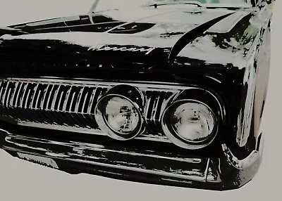 1964 Mercury Monterey Pop Art Print American Classic Car • $16