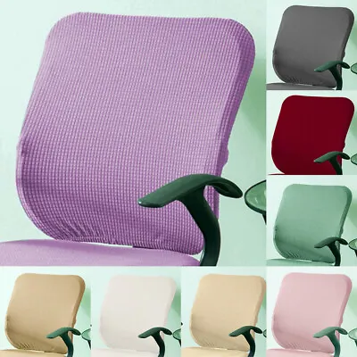 Removable Stretch Waterproof Chair Back Covers Office Seat Back Slipcover Decor • $7.69