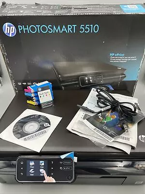 HP Photosmart 5510e All-in-One Wireless Photo Printer E-Print B111a Tested Ink • $249.94