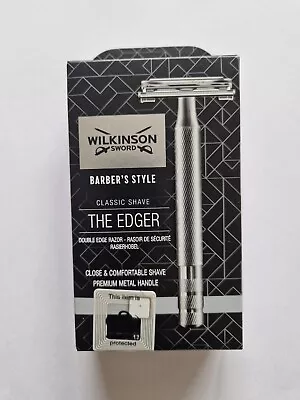 Eco Plastic Free Metal Premium Double Edge Razor Wilkinson Sword New RRP £25 • £10