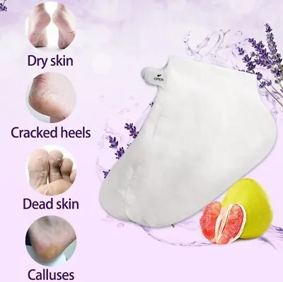 Exfoliating Peel Off Foot Mask Remove Hard Dead Skin Callus Sock Baby Soft Feet  • £3.99