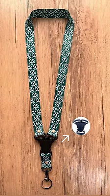 Volkswagen Lanyard Neck Strap Jetta Keyring Pilot Llavero New 19inch Green • $24.99