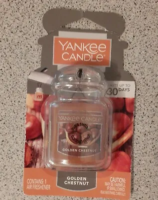 Yankee Candle Ultimate Car Jar Air Freshener  GOLDEN CHESTNUT  • £4.45