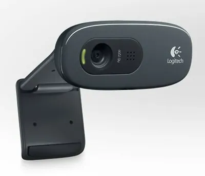 Logitech C270 HD Webcam 3.0 Mega Pixel HD 720p Video Calling Built-in Mic • $81.18