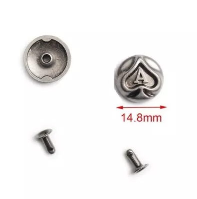 CHOOSE From Over 30 STYLES Pack Of 5 Metal Rivet Studs For Crafts Leather #3000 • $5.55