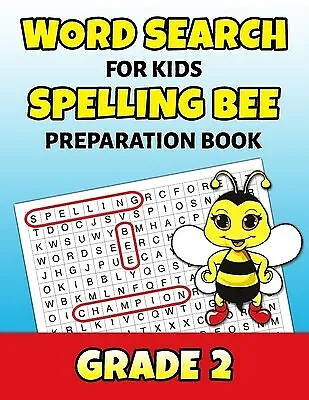 $27.50 • Buy Word Search For Kids Spelling Bee Preparation Book Grade 2 2nd G By Puzzle Maste