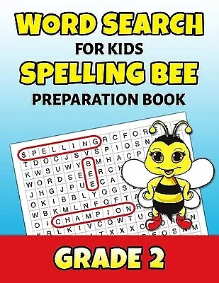 $27.50 • Buy Word Search For Kids Spelling Bee Preparation Book Grade 2 2nd G By Puzzle Maste