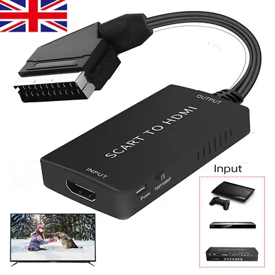 £13.89 • Buy HDMI Splitter Male To Female Cable 1080P Adapter Converter HDTV For Office Home