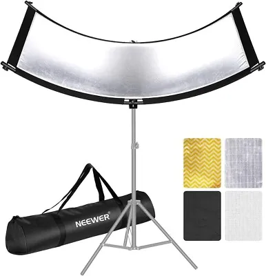 Neewer Clamshell Light Reflector Diffuser Photography Curved Lighting Reflector • £70