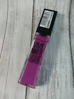 Maybelline Color Sensational Vivid Matte Liquid Lipstick Orchid Shock • $4.49