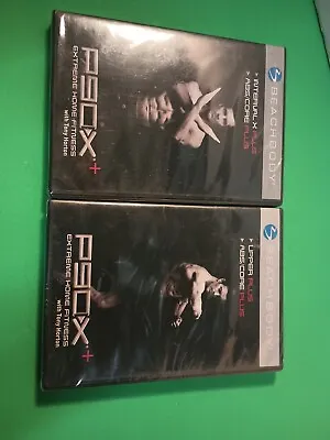 P90X + Plus Extreme Home Fitness (2 DVD Lot)  Tony Horton Beachbody DVD New Seal • $14.99