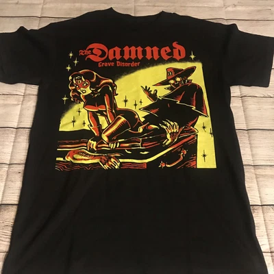 $16.19 • Buy Vintage The DAMNED Grave Disorder Cotton Black Men S-234XL T-Shirt YA220