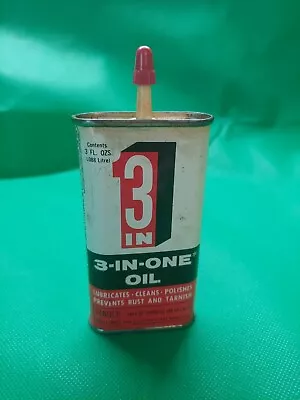   Vintage 3 In One  Oil Can  5%  3 Oz No Barcode • $7