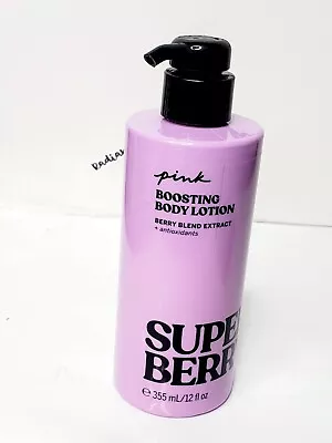 Victoria's Secret PINK SUPER BERRY Boosting Body Lotion 12 Fl Oz NEW • $13.50