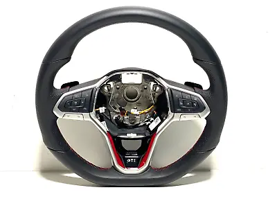 VW GOLF 8 GTI ARTEON PASSAT TIGUAN Steering Wheel Sport Steering Wheel Heated RED • $255.68