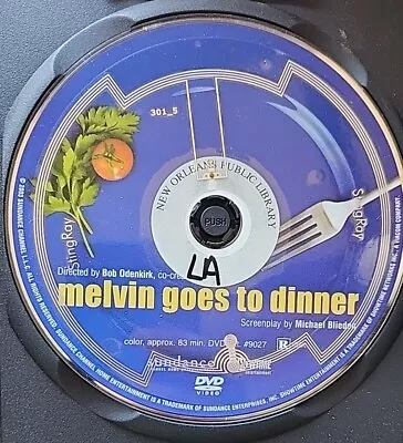 Melvin Goes To Dinner Dvd **DVD Disc ONLY*  NO CASE OR ARTWORK  • $4.25