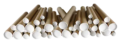 £34.99 • Buy Cardboard Postal Tubes 10 Units In Different Sizes With End Caps - Tube Parcel