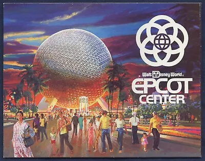 Walt Disney World EPCOT Center Pre-Opening Guide Book + Letter And Envelope 1982 • $49.95