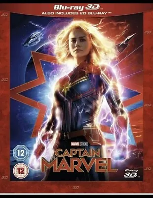 Captain Marvel  Brand New And Sealed 3d Blu Ray + 2d Blu Ray • £3.99
