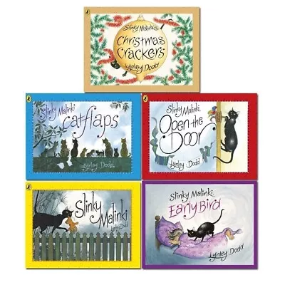 Lynley Dodd Slinky Malinki Hairy Maclary And Friends Series 5 Books Collection • £14.84