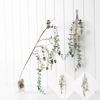 Mistletoe Artificial Leaves Xmas Tree Hanging Decor Fake Plants Branch AU • $20.63