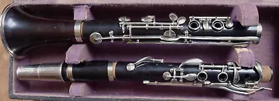 Vintage Auguste Bonneville Albert System Wood Clarinet Pro Overhauled • $625