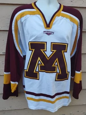 Minnesota Golden Gophers Easton Sewn Hockey Jersey Mens Large  • $65