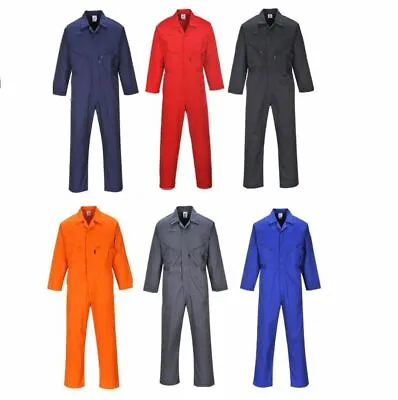 Portwest C813 Liverpool Lightweight Safety Coverall 2 Way Zipper • $44.29