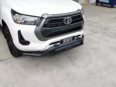 Heavy Duty Steel Nudge Bar Bumper Suitable For Toyota HiLux 21-23 Light Tab • $399.95