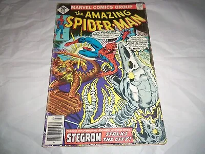 AMAZING SPIDER-MAN #165 (Marvel 1977) Stegron Dinosaur Man Lizard VG- LOOK! • £9.69