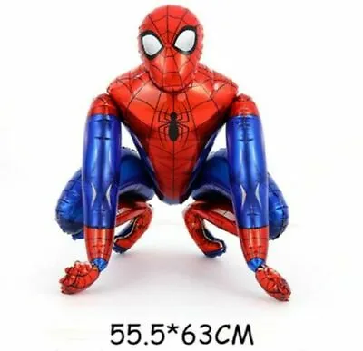 Cool 3D 55*63cm Superhero Spide-rman Marvel Party Birthday Stand Up Foil Balloon • £4.68