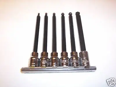 6pc EXTRA LONG BALL POINT HEX ALLEN SOCKET SET METRIC • $18.99