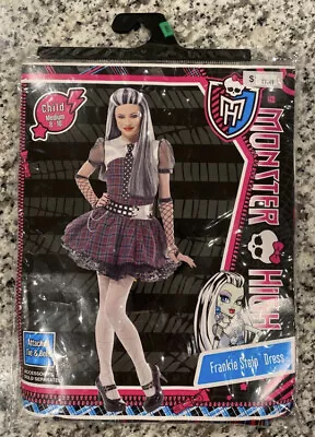 Monster High Frankie Stein Dress Medium 8-10 • $11