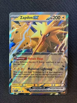 Pokémon TCG Zapdos Ex Svp Black Star Promos SVP049 Regular Promo • $0.99