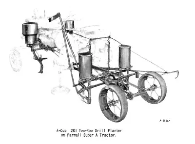 McCormick A-CUB 201 Owner's Manual 2 Row Drill Planter Farmall Cub Super A 100  • $22