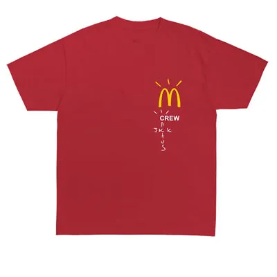 Unisex TRAVIS SCOTT McDonald's Cactus Jack Short Sleeve T-shirt  • £16.79