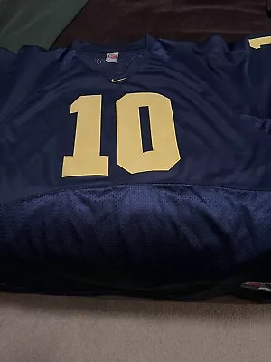 University Of Michigan Football Tom Brady #10 Game Jersey XXL • $7.61