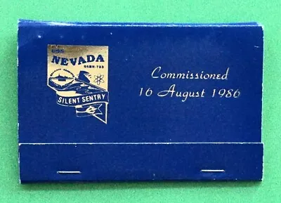 USS NEVADA SSBN-733 Two Commissioning Match Boxes Intact (CAN-133) • $12