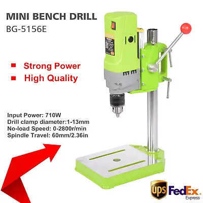 710W Mini Drill Press Bench Small Electric Drill Machine Work Bench Drill Press • $71.82