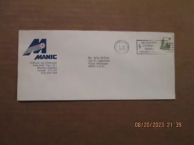 NASL Montreal Manic Vintage Defunct Dated 1981 Team Logo Business Envelope • $25