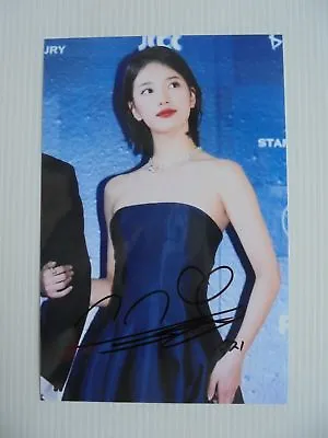 Suzy Bae Miss A 4x6 Photo Korean Actress KPOP Autograph Signed USA Seller A5 • $14.99