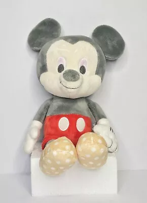 Hallmark  Disney Light Grey Mickey Mouse Plush Stuffed Animal • $17.49