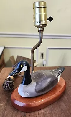 Signed Goose Decoy Lamp Clarence ‘Titbird’ Bauer 1985 Duck VTG Bird  • $149.99