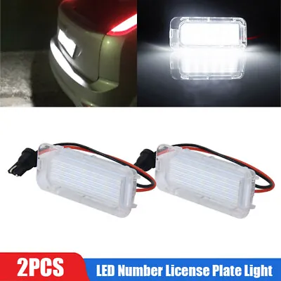 $9.89 • Buy 2x LED Number License Plate Light For Ford Focus 5D/Fiesta/Mondeo MK4/C-Max MK2
