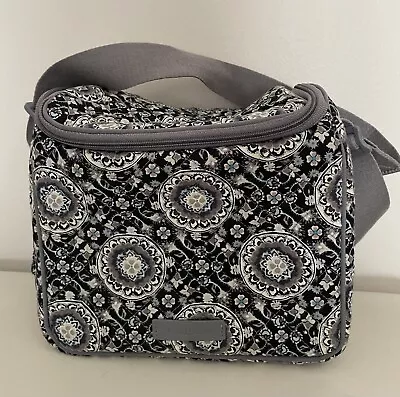 Vera Bradley Insulated Lunch Bag Gray Black Blue • $9