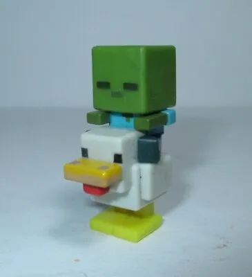 Minecraft Mini-Figures Ice Series 5 1  Zombie On Chicken Jockey Figure Mojang • $6.25